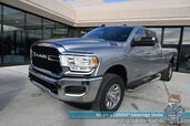 2022 Ram 2500 Big Horn / AWD / Crew Cab / 6.7L I6 Cummins Turbo Diesel / Premium Cloth Seats / Seats 6 / Apple CarPlay & Android Auto / Block Heater / Running Boards / Back Up Cam / Only 36K Miles / Tow Pkg / 1-Owner