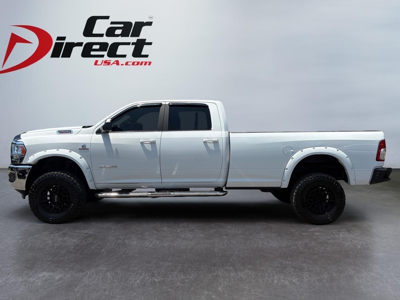 2022 Ram 2500 Big Horn, LIFTED, CUSTOM BLACK OFF ROAD ANTHEM WHEELS, TOW PACKAGE, FENDER FLARES, BACKUP CAMERA WITH PARKING SENSORS, REMOTE & KEYLESS START, REAR POWER SLIDING WINDOW, RUNNING BOARDS, CLEAN CARFAX, GO BIG IN THIS BIG HORN!