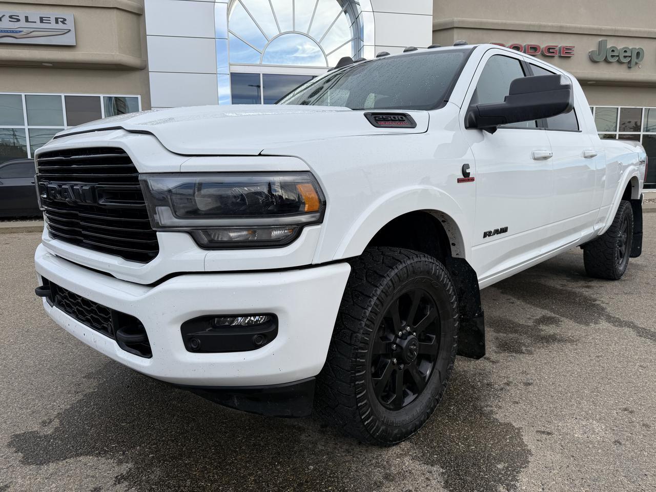 2022 Ram 2500 Laramie | Mega Cab | Night Edition | Towing Tech Pkg | Off-Road Pkg | 6 Seat Bench | 5th Wheel Prep Redwater AB