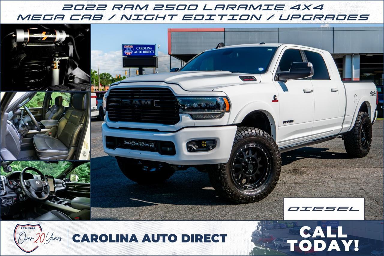 2022 Ram 2500 Laramie 4X4 / MEGA CAB / Night Edition / Diesel / Upgrades!