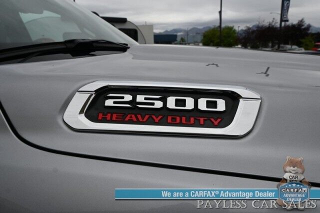 2022 Ram 2500 Laramie Sport / 4X4 / 6.7L Cummins / AutoStart / Cold Weather Pkg / Heated & Cooled Leather Seats / Heated Steering / Harman Kardon Speakers / NAV / Lane Departure & Forward Collision Alert / Block Heater / 1-Owner Anchorage AK