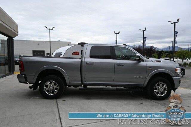 2022 Ram 2500 Laramie Sport / 4X4 / 6.7L Cummins / AutoStart / Cold Weather Pkg / Heated & Cooled Leather Seats / Heated Steering / Harman Kardon Speakers / NAV / Lane Departure & Forward Collision Alert / Block Heater / 1-Owner Anchorage AK