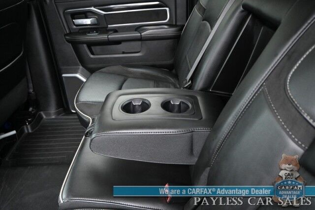 2022 Ram 2500 Laramie Sport / 4X4 / 6.7L Cummins / AutoStart / Cold Weather Pkg / Heated & Cooled Leather Seats / Heated Steering / Harman Kardon Speakers / NAV / Lane Departure & Forward Collision Alert / Block Heater / 1-Owner Anchorage AK