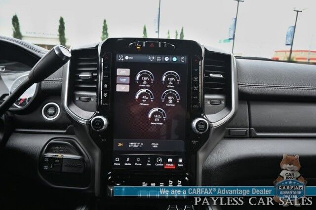 2022 Ram 2500 Laramie Sport / 4X4 / 6.7L Cummins / AutoStart / Cold Weather Pkg / Heated & Cooled Leather Seats / Heated Steering / Harman Kardon Speakers / NAV / Lane Departure & Forward Collision Alert / Block Heater / 1-Owner Anchorage AK