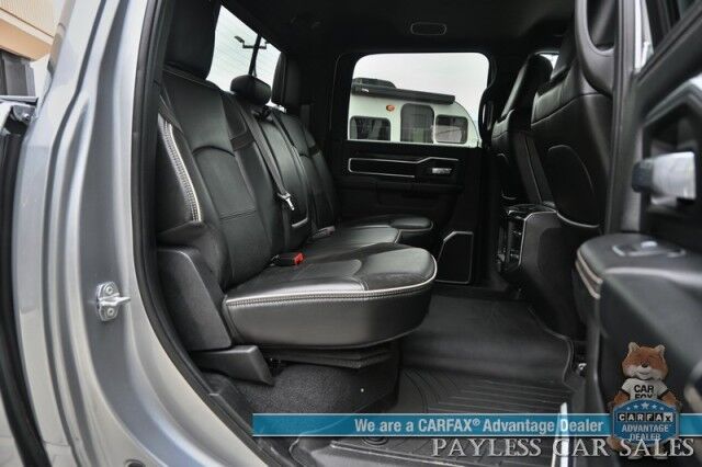 2022 Ram 2500 Laramie Sport / 4X4 / 6.7L Cummins / AutoStart / Cold Weather Pkg / Heated & Cooled Leather Seats / Heated Steering / Harman Kardon Speakers / NAV / Lane Departure & Forward Collision Alert / Block Heater / 1-Owner Anchorage AK