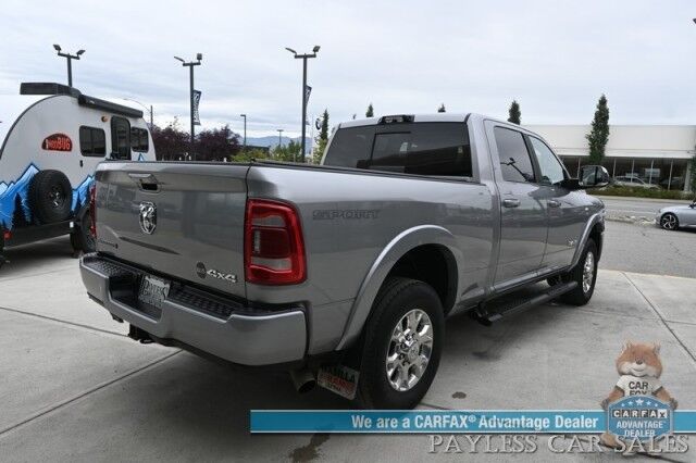 2022 Ram 2500 Laramie Sport / 4X4 / 6.7L Cummins / AutoStart / Cold Weather Pkg / Heated & Cooled Leather Seats / Heated Steering / Harman Kardon Speakers / NAV / Lane Departure & Forward Collision Alert / Block Heater / 1-Owner Anchorage AK