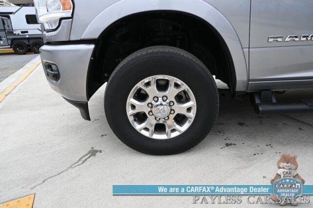 2022 Ram 2500 Laramie Sport / 4X4 / 6.7L Cummins / AutoStart / Cold Weather Pkg / Heated & Cooled Leather Seats / Heated Steering / Harman Kardon Speakers / NAV / Lane Departure & Forward Collision Alert / Block Heater / 1-Owner Anchorage AK