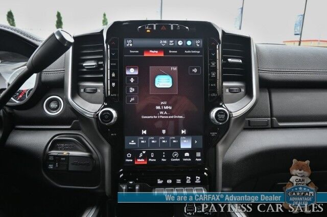 2022 Ram 2500 Laramie Sport / 4X4 / 6.7L Cummins / AutoStart / Cold Weather Pkg / Heated & Cooled Leather Seats / Heated Steering / Harman Kardon Speakers / NAV / Lane Departure & Forward Collision Alert / Block Heater / 1-Owner Anchorage AK