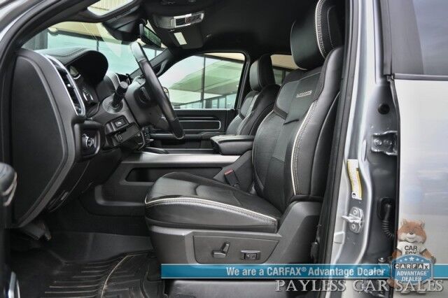 2022 Ram 2500 Laramie Sport / 4X4 / 6.7L Cummins / AutoStart / Cold Weather Pkg / Heated & Cooled Leather Seats / Heated Steering / Harman Kardon Speakers / NAV / Lane Departure & Forward Collision Alert / Block Heater / 1-Owner Anchorage AK