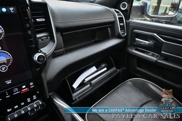 2022 Ram 2500 Laramie Sport / 4X4 / 6.7L Cummins / AutoStart / Cold Weather Pkg / Heated & Cooled Leather Seats / Heated Steering / Harman Kardon Speakers / NAV / Lane Departure & Forward Collision Alert / Block Heater / 1-Owner Anchorage AK