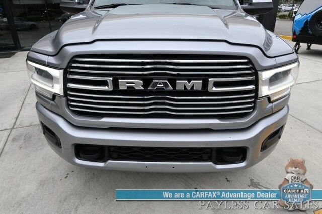 2022 Ram 2500 Laramie Sport / 4X4 / 6.7L Cummins / AutoStart / Cold Weather Pkg / Heated & Cooled Leather Seats / Heated Steering / Harman Kardon Speakers / NAV / Lane Departure & Forward Collision Alert / Block Heater / 1-Owner Anchorage AK
