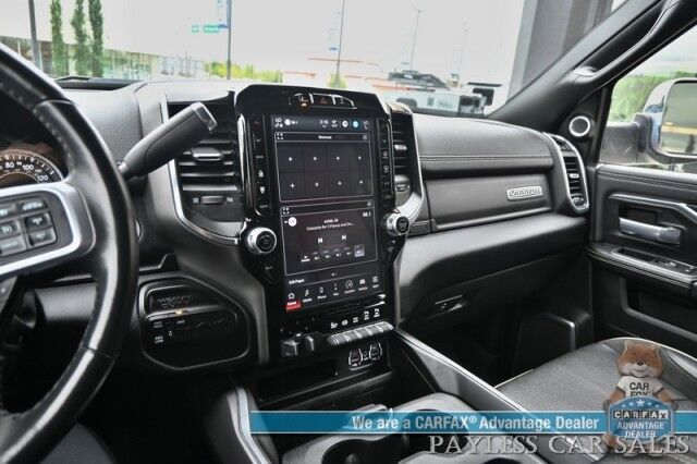 2022 Ram 2500 Laramie Sport / 4X4 / 6.7L Cummins / AutoStart / Cold Weather Pkg / Heated & Cooled Leather Seats / Heated Steering / Harman Kardon Speakers / NAV / Lane Departure & Forward Collision Alert / Block Heater / 1-Owner Anchorage AK
