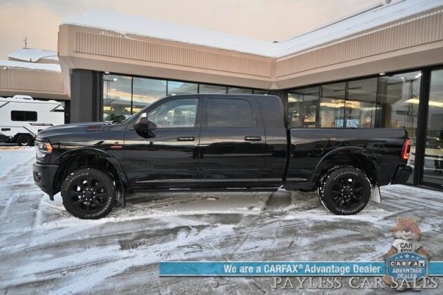2022 Ram 2500 Limited / 4X4 / Cummins Turbo Diesel / Mega Cab / Night Edition / Auto Start / Heated & Cooled Leather Seats / Heated Steering Wheel / Sunroof / NAV / Alpine Speakers / Blind Spot Alert / Bed Liner / Tow Pkg / 1-Owner Anchorage AK 2022 Ram 2500 Limited / 4X4 / Cummins Turbo Diesel / Mega Cab / Night Edition / Auto Start / Heated & Cooled Leather Seats / Heated Steering Wheel / Sunroof / NAV / Alpine Speakers / Blind Spot Alert / Bed Liner / Tow Pkg / 1-Owner Anchorage AK