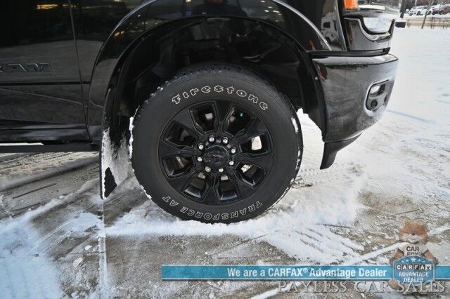 2022 Ram 2500 Limited / 4X4 / Cummins Turbo Diesel / Mega Cab / Night Edition / Auto Start / Heated & Cooled Leather Seats / Heated Steering Wheel / Sunroof / NAV / Alpine Speakers / Blind Spot Alert / Bed Liner / Tow Pkg / 1-Owner Anchorage AK 2022 Ram 2500 Limited / 4X4 / Cummins Turbo Diesel / Mega Cab / Night Edition / Auto Start / Heated & Cooled Leather Seats / Heated Steering Wheel / Sunroof / NAV / Alpine Speakers / Blind Spot Alert / Bed Liner / Tow Pkg / 1-Owner Anchorage AK