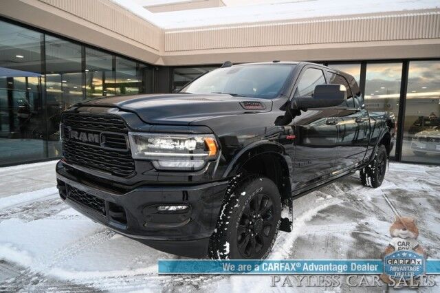 2022 Ram 2500 Limited / 4X4 / Cummins Turbo Diesel / Mega Cab / Night Edition / Auto Start / Heated & Cooled Leather Seats / Heated Steering Wheel / Sunroof / NAV / Alpine Speakers / Blind Spot Alert / Bed Liner / Tow Pkg / 1-Owner Anchorage AK 2022 Ram 2500 Limited / 4X4 / Cummins Turbo Diesel / Mega Cab / Night Edition / Auto Start / Heated & Cooled Leather Seats / Heated Steering Wheel / Sunroof / NAV / Alpine Speakers / Blind Spot Alert / Bed Liner / Tow Pkg / 1-Owner Anchorage AK