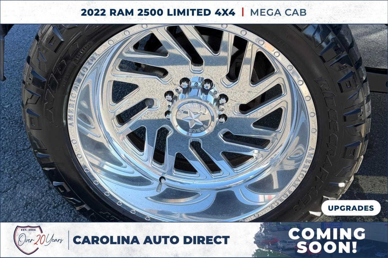 2022 Ram 2500 Limited 4X4 / Mega Cab / Turbo Diesel / Coming Soon! Lincolnton NC