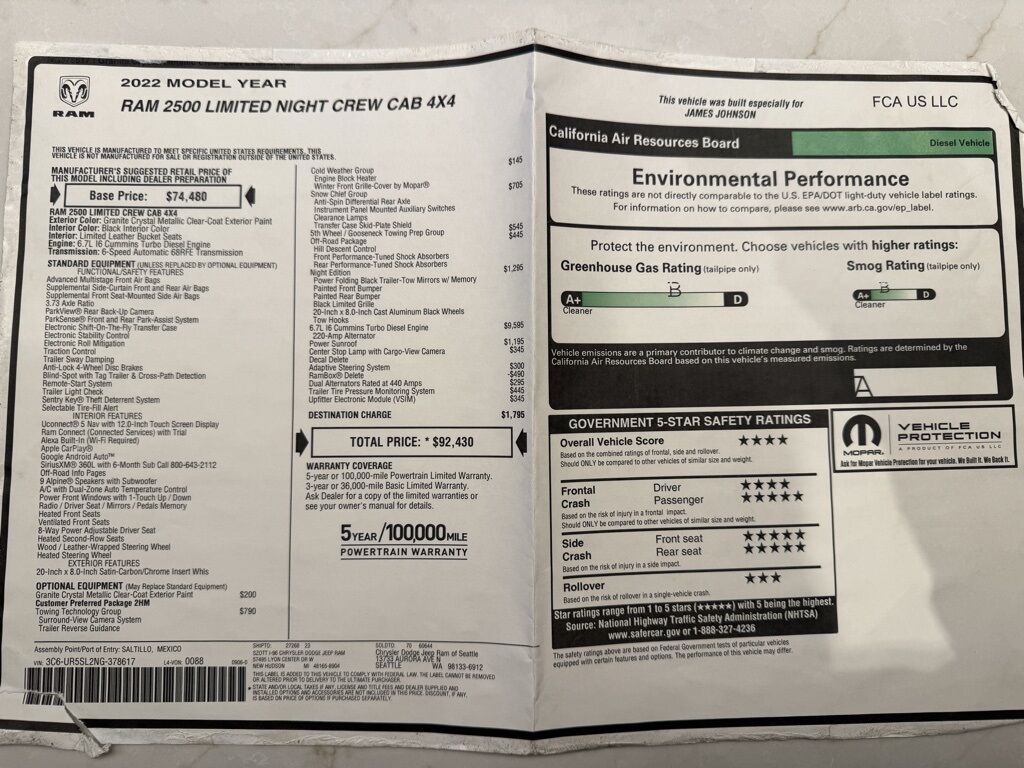 2022 Ram 2500 Limited West Valley UT