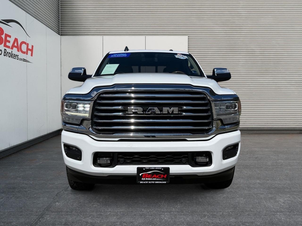 2022 Ram 2500 Longhorn, HEATED/VENTILATED SEATS, HEATED REAR SEATS, HEATED STEERING WHEEL, SUNROOF, APPLE CARPLAY/ANDROID AUTO, BED LINER, TOW PACKAGE, HARMAN/KARDON SPEAKERS, BACKUP CAMERA, POWER/HEATED MIRRORS, POWER FOLDING MIRRORS, ONLY 1 OWNER, CLEAN CARFAX! Norfolk VA