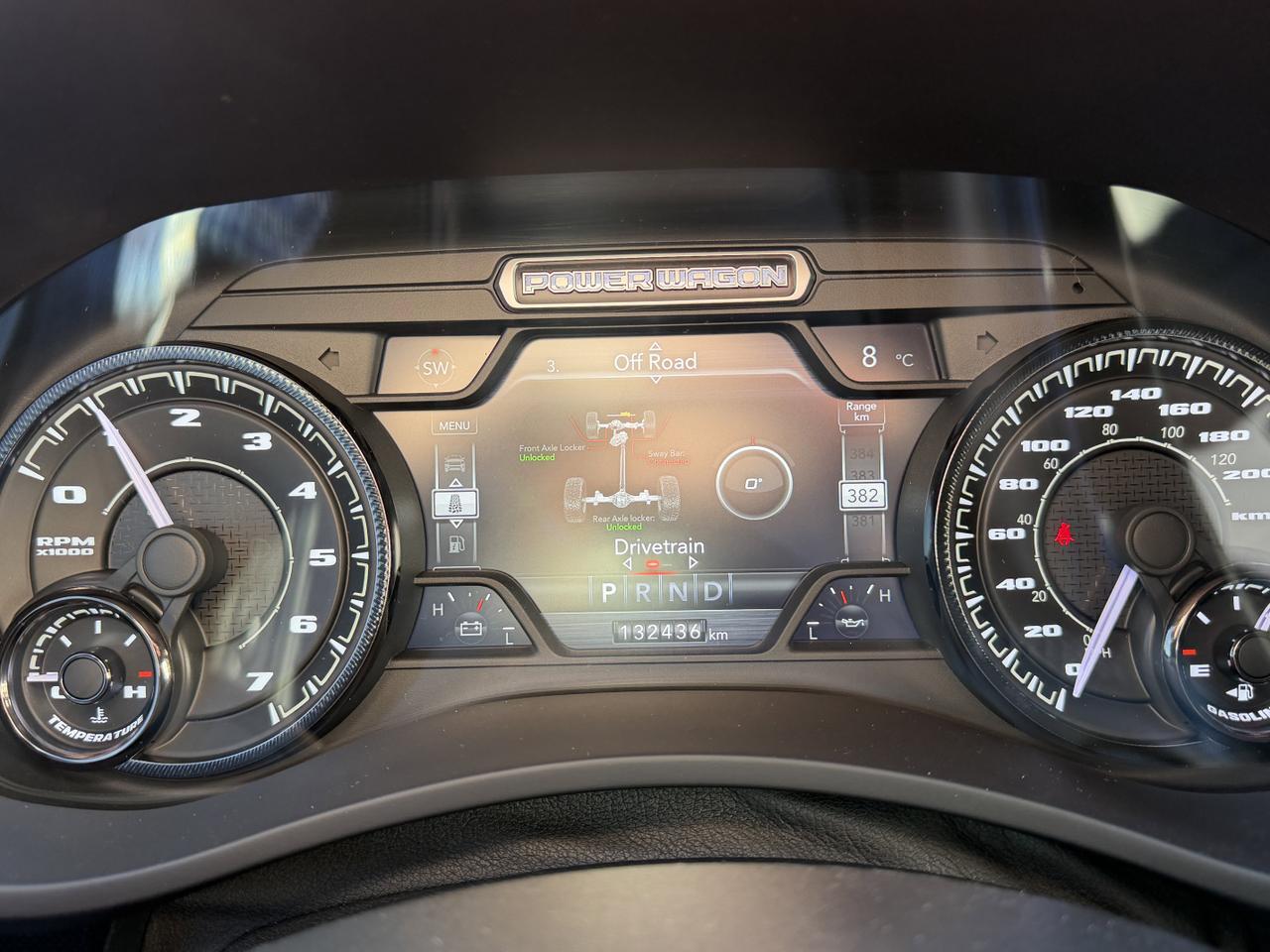 2022 Ram 2500 Power Wagon Crew Cab 4x4 | HEMI V8 | Leather | Heated Seats | NAV | 12IN Display | Remote Start Redwater AB