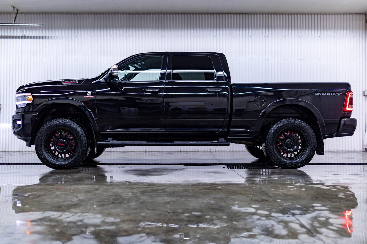 2022 Ram 3500 4x4 Crew Cab Laramie Diesel AISIN Leather Nav Red Deer AB
