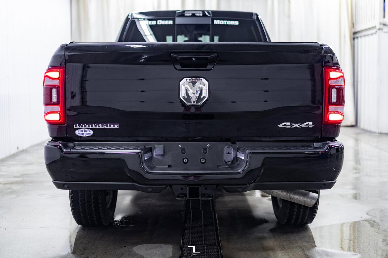 2022 Ram 3500 4x4 Crew Cab Laramie Diesel Leather Nav BCam Red Deer AB