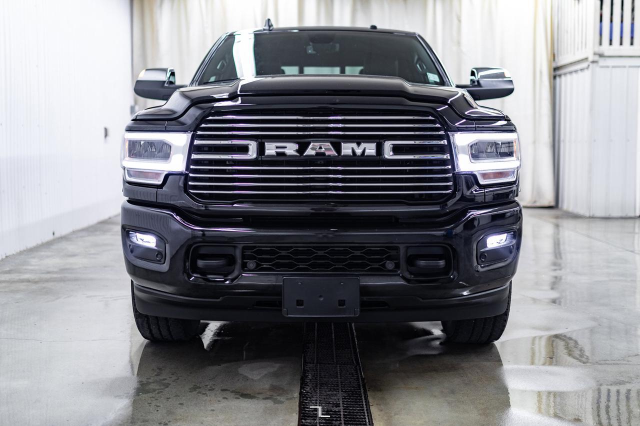 2022 Ram 3500 4x4 Crew Cab Laramie Diesel Leather Nav BCam Red Deer AB