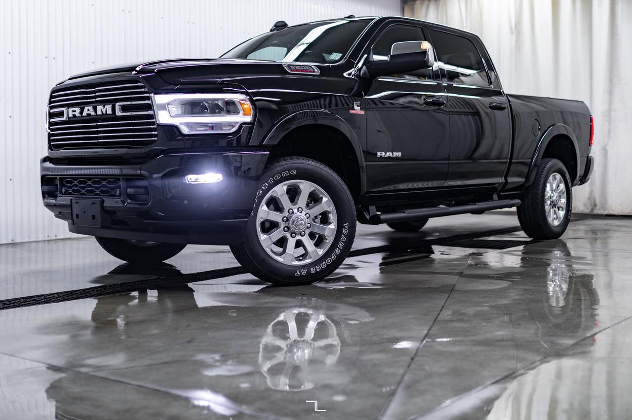 2022 Ram 3500 4x4 Crew Cab Laramie Diesel Leather Nav BCam Red Deer AB