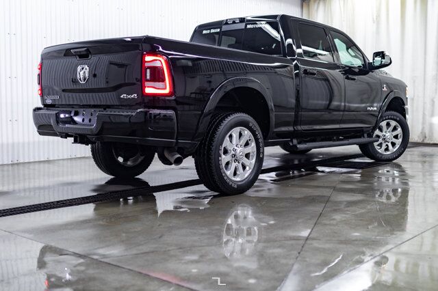 2022 Ram 3500 4x4 Crew Cab Laramie Diesel Leather Nav BCam Red Deer AB