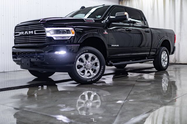 2022 Ram 3500 4x4 Crew Cab Laramie Diesel Leather Nav BCam Red Deer AB