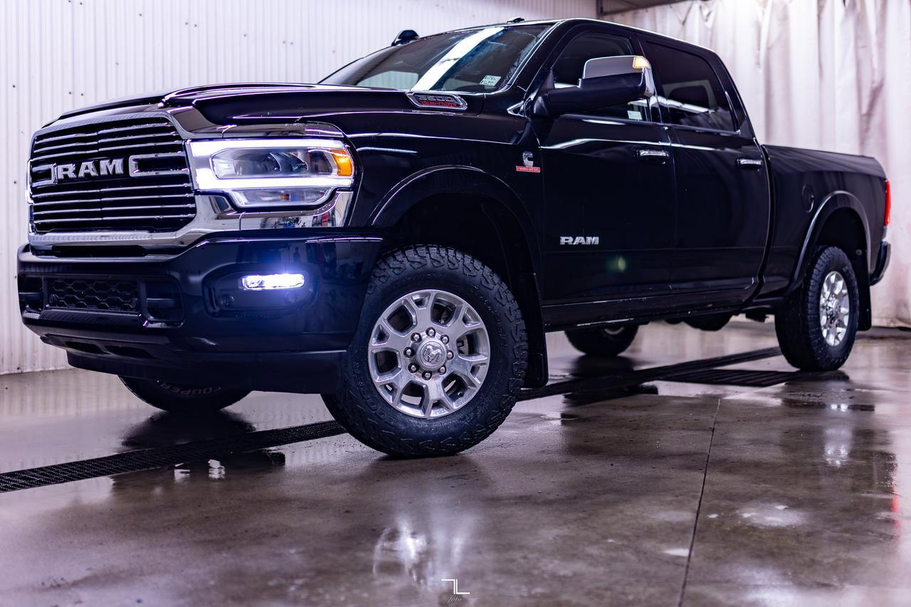 2022 Ram 3500 4x4 Crew Cab Laramie Diesel Leather Nav Red Deer AB