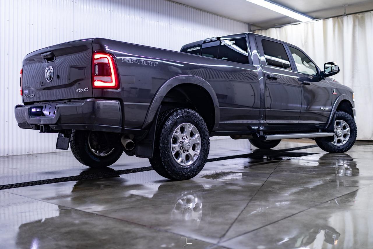 2022 Ram 3500 4x4 Crew Cab Laramie Diesel Longbox Leather Nav Red Deer AB