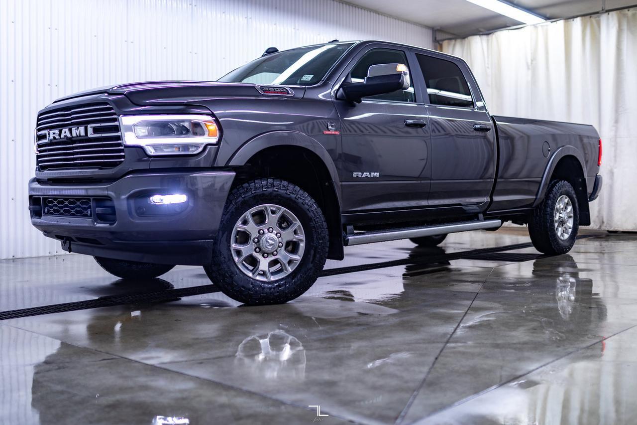 2022 Ram 3500 4x4 Crew Cab Laramie Diesel Longbox Leather Nav Red Deer AB