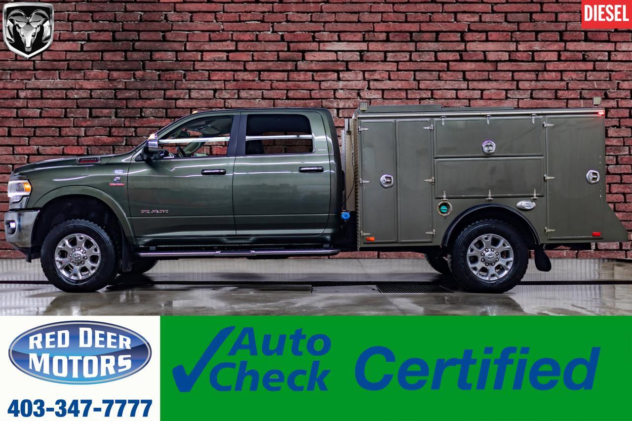 2022 Ram 3500 4x4 Crew Cab Laramie Mechanics Diesel AISIN Leather Nav Red Deer AB