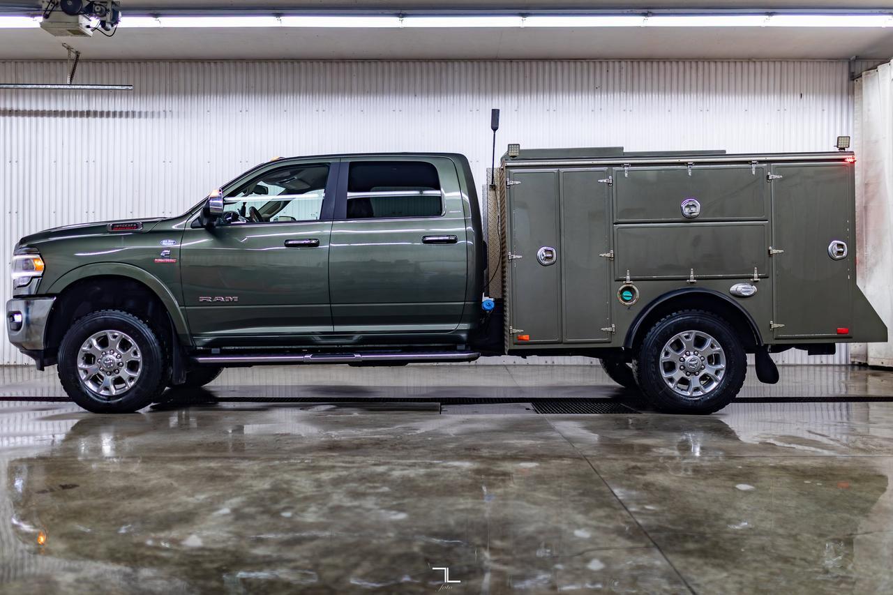 2022 Ram 3500 4x4 Crew Cab Laramie Mechanics Diesel AISIN Leather Nav Red Deer AB