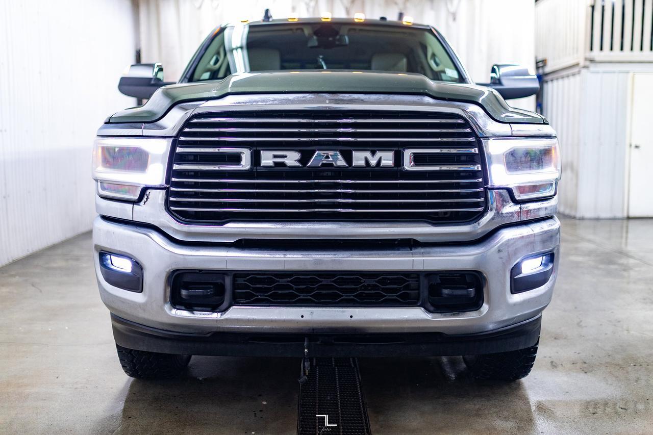 2022 Ram 3500 4x4 Crew Cab Laramie Mechanics Diesel AISIN Leather Nav Red Deer AB
