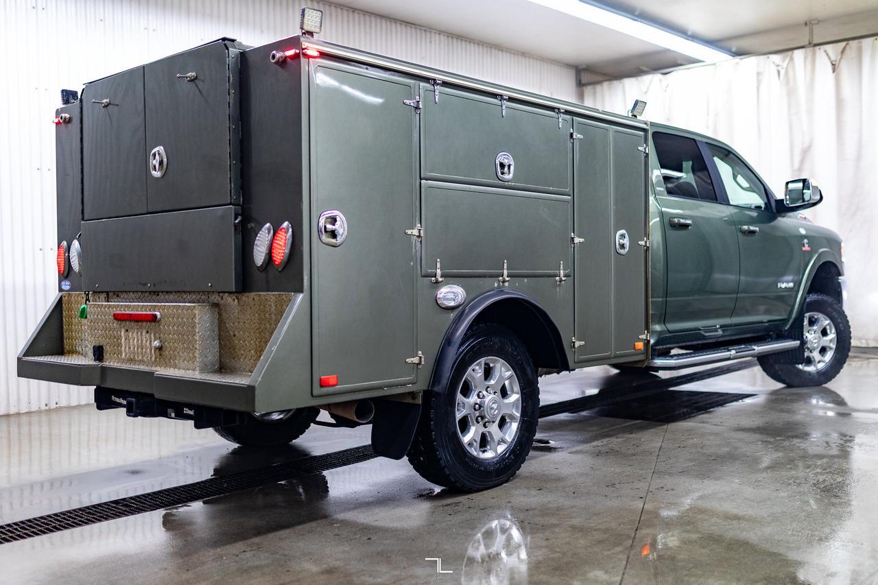 2022 Ram 3500 4x4 Crew Cab Laramie Mechanics Diesel AISIN Leather Nav Red Deer AB