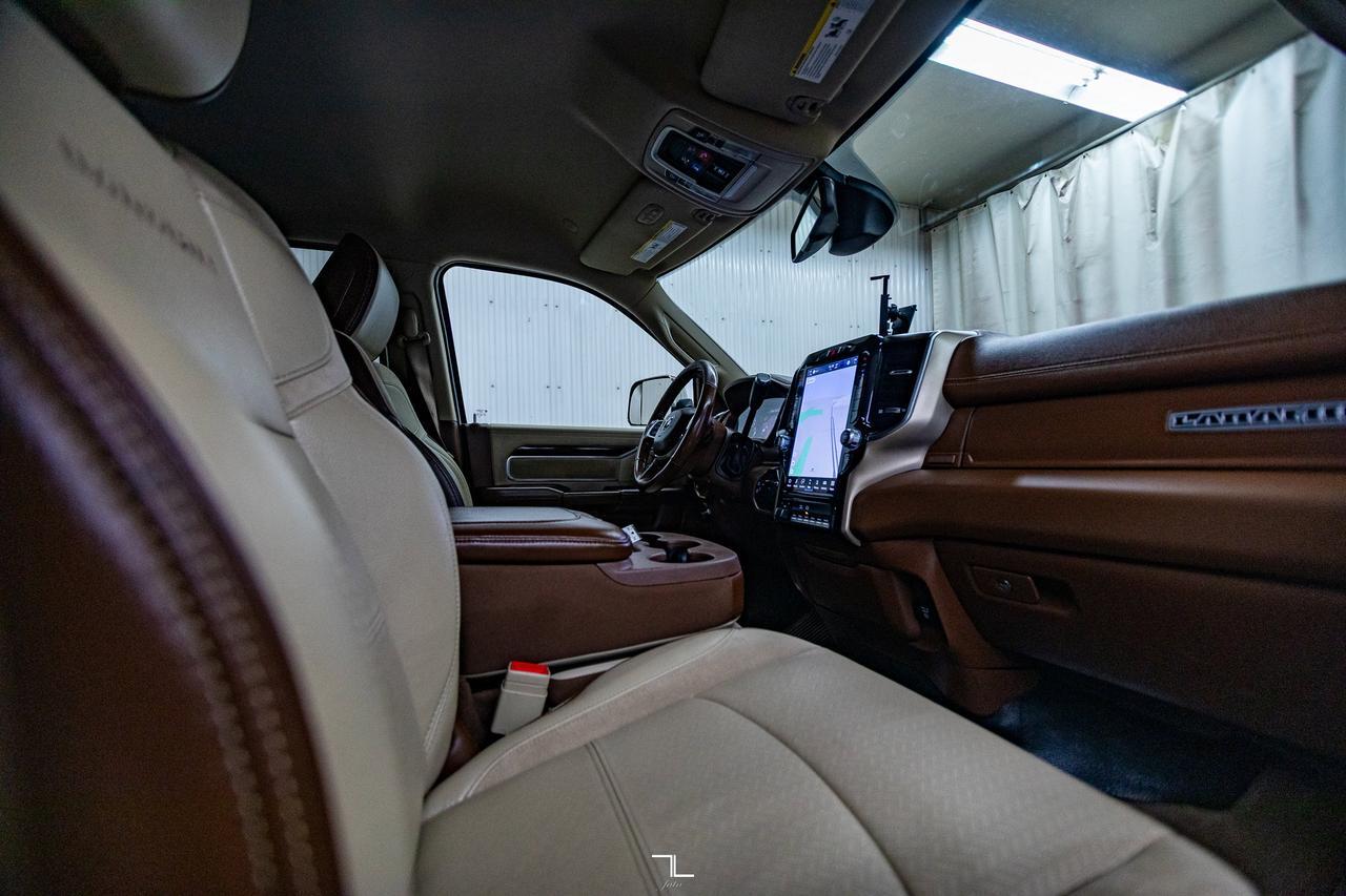 2022 Ram 3500 4x4 Crew Cab Laramie Mechanics Diesel AISIN Leather Nav Red Deer AB