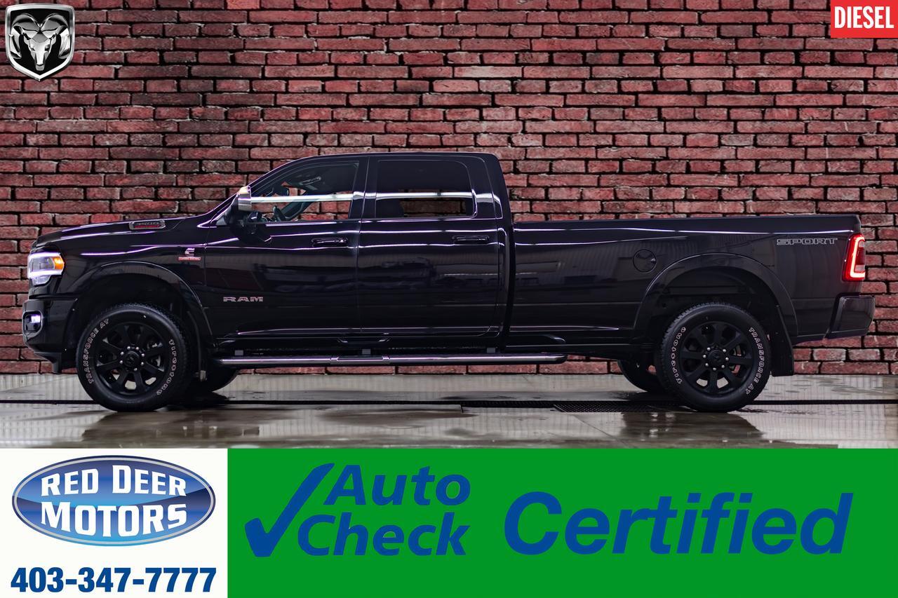 2022 Ram 3500 4x4 Crew Cab Laramie Sport Longbox Diesel AISIN Leather Nav BCam