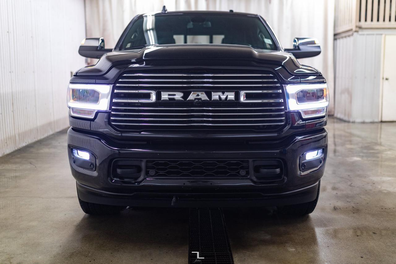 2022 Ram 3500 4x4 Crew Cab Laramie Sport Longbox Diesel AISIN Leather Nav BCam Red Deer AB