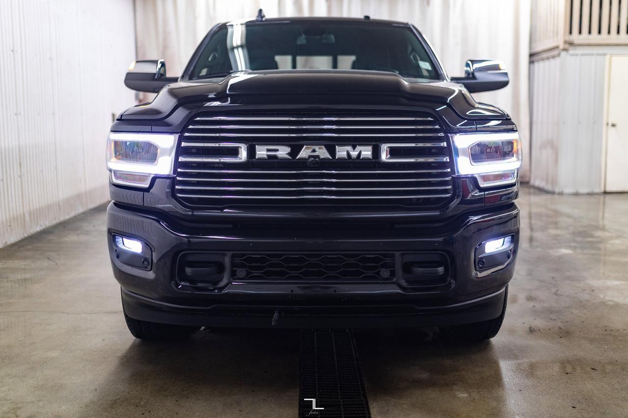 2022 Ram 3500 4x4 Crew Cab Laramie Sport Longbox Diesel AISIN Leather Nav BCam Red Deer AB