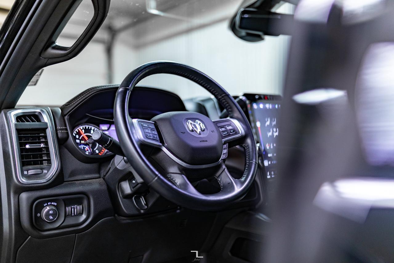 2022 Ram 3500 4x4 Crew Cab Laramie Sport Longbox Diesel AISIN Leather Nav BCam Red Deer AB