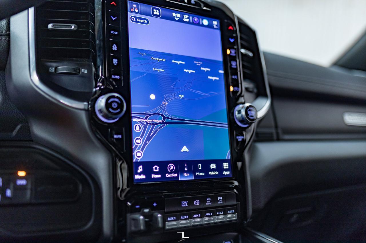 2022 Ram 3500 4x4 Crew Cab Laramie Sport Longbox Diesel AISIN Leather Nav BCam Red Deer AB