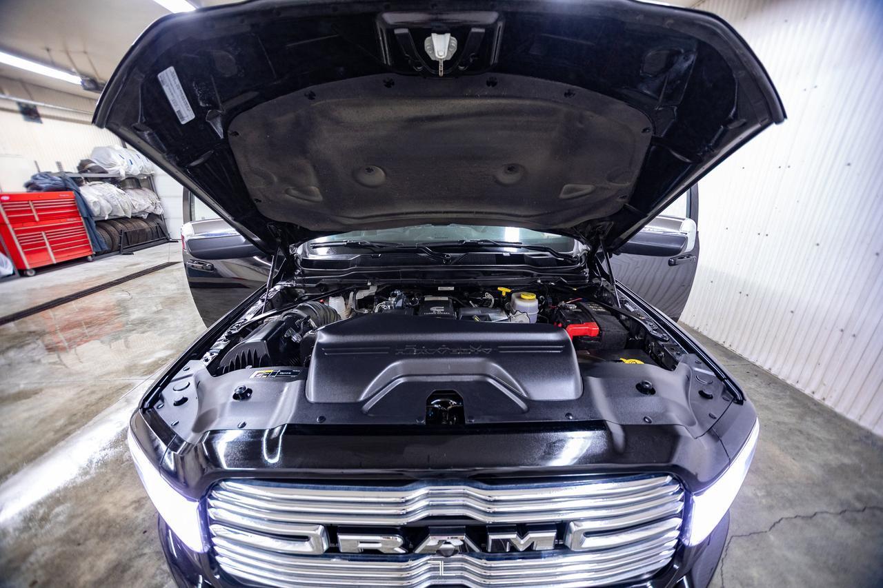 2022 Ram 3500 4x4 Crew Cab Laramie Sport Longbox Diesel AISIN Leather Nav BCam Red Deer AB