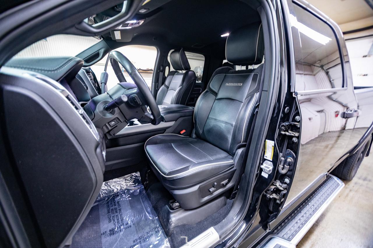 2022 Ram 3500 4x4 Crew Cab Laramie Sport Longbox Diesel AISIN Leather Nav BCam Red Deer AB