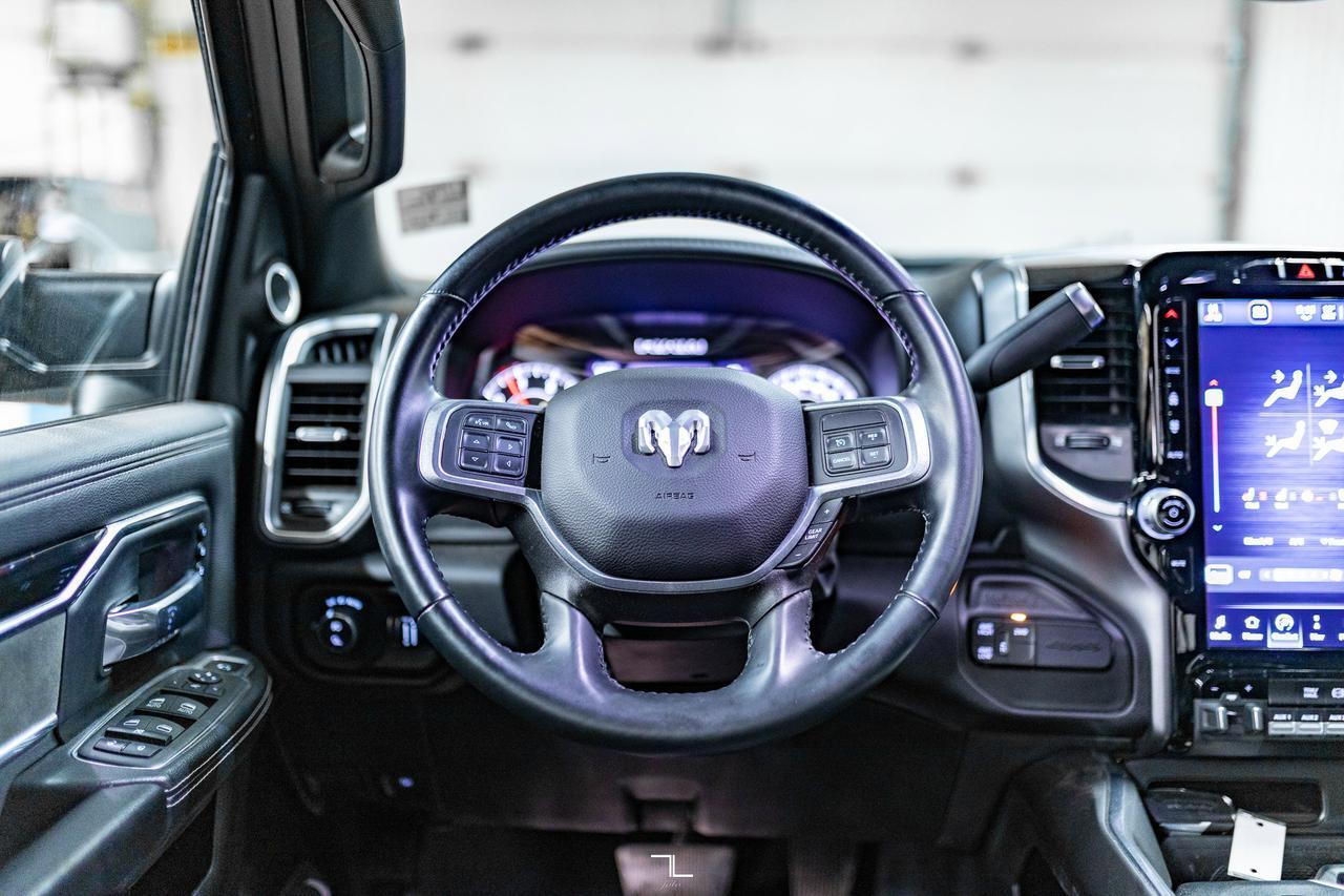 2022 Ram 3500 4x4 Crew Cab Laramie Sport Longbox Diesel AISIN Leather Nav BCam Red Deer AB