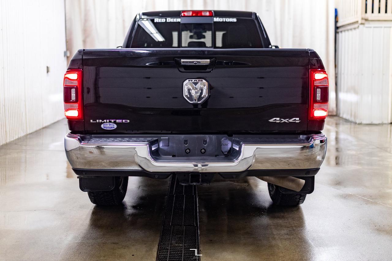 2022 Ram 3500 4x4 Crew Cab Limited Diesel AISIN Leather Nav Red Deer AB