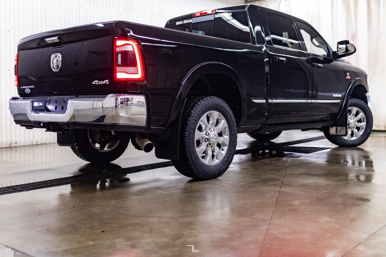 2022 Ram 3500 4x4 Crew Cab Limited Diesel AISIN Leather Nav Red Deer AB