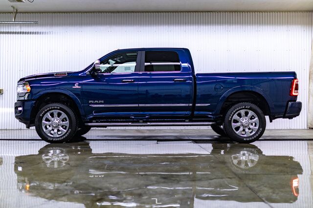 2022 Ram 3500 4x4 Crew Cab Limited Diesel AISIN Leather Roof Nav Red Deer AB