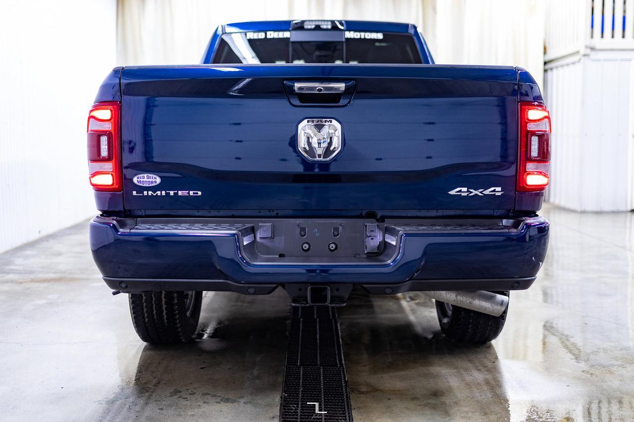 2022 Ram 3500 4x4 Crew Cab Limited Diesel AISIN Leather Roof Nav Red Deer AB