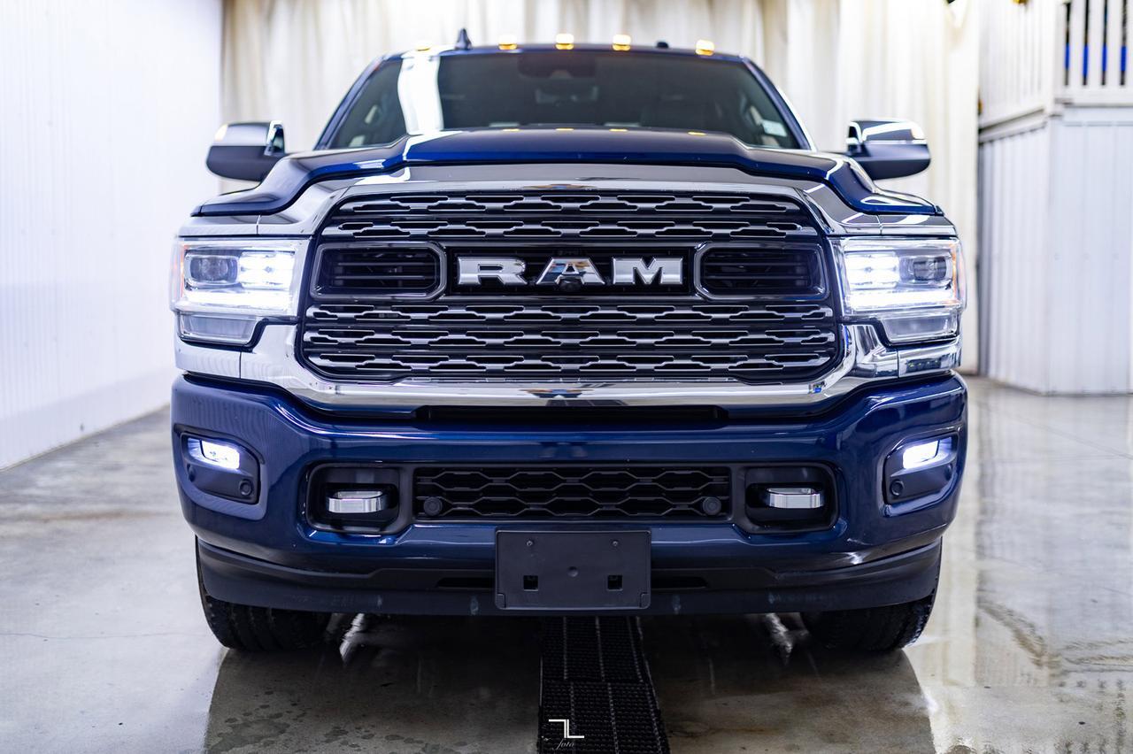 2022 Ram 3500 4x4 Crew Cab Limited Diesel AISIN Leather Roof Nav Red Deer AB